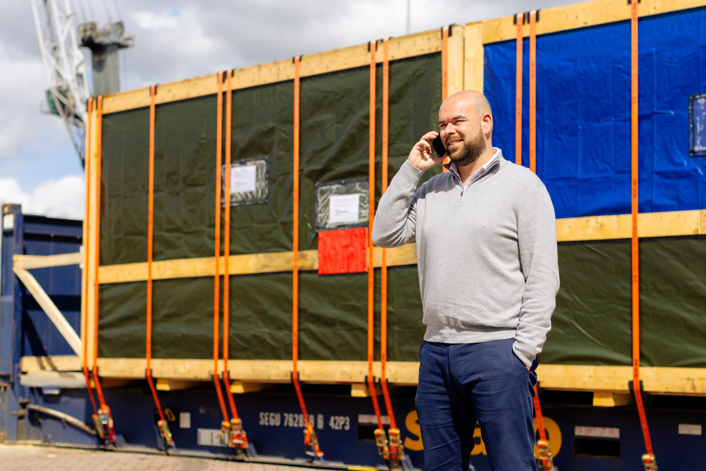 20ft flat rack container