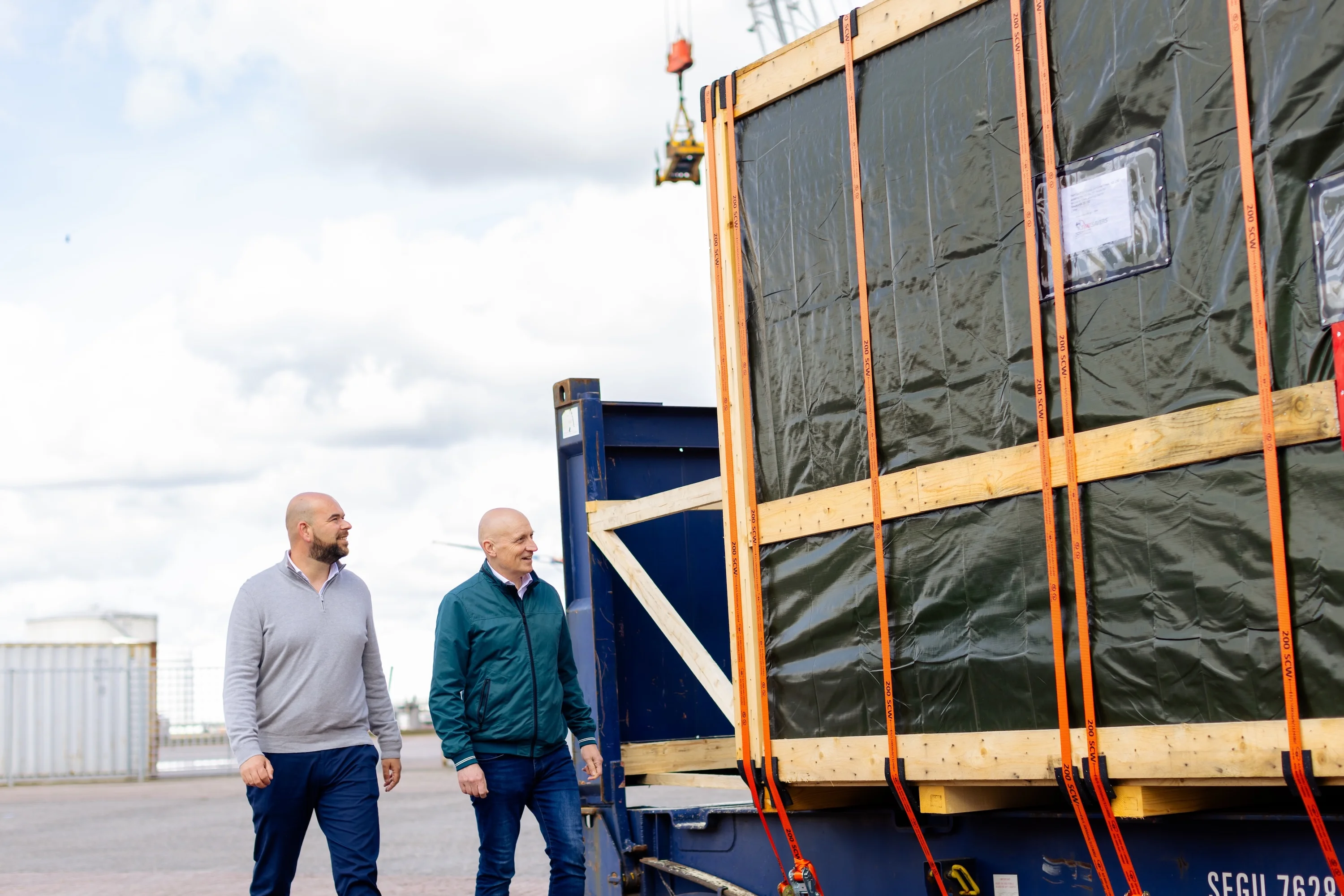 40ft flat rack container